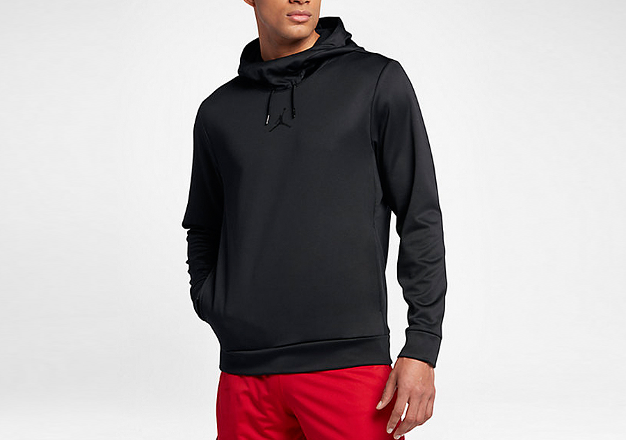NIKE AIR JORDAN THERMA 23 ALPHA TRAINING HOODIE BLACK fur 55 00 Basketzone