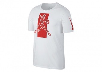 NIKE DRY KYRIE FAMOUS TEE WHITE