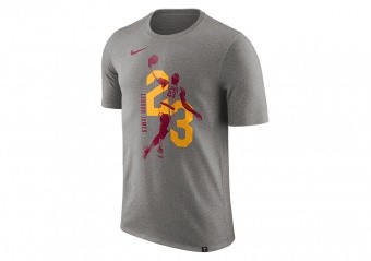 NIKE NBA LEBRON JAMES CLEVELAND CAVALIERS DARK GREY HEATHER