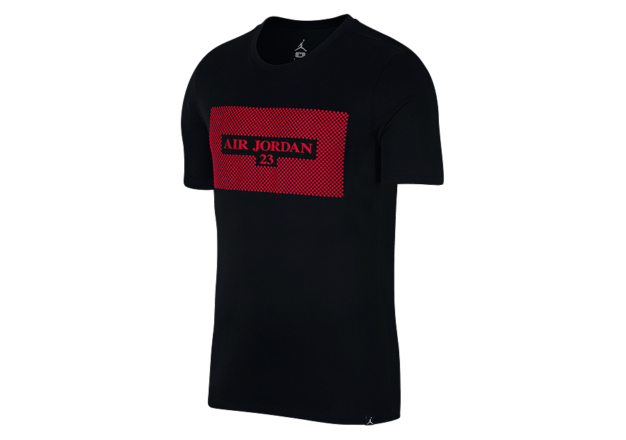 NIKE AIR JORDAN SPORTSWEAR AJ 10 GRAPHIC 1 TEE BLACK fur 32 50 Basketzone