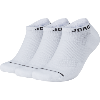 NIKE AIR JORDAN JUMPMAN NO-SHOW SOCKS WHITE