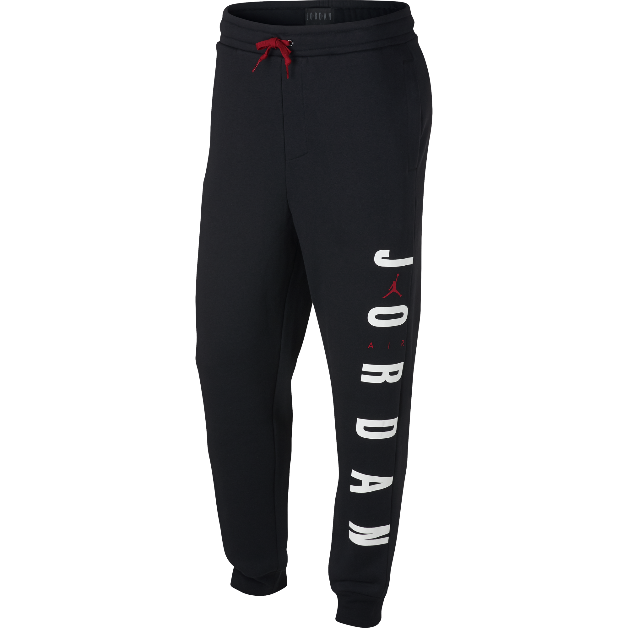 NIKE AIR JORDAN SPORTSWEAR JUMPMAN AIR FLEECE PANTS BLACK