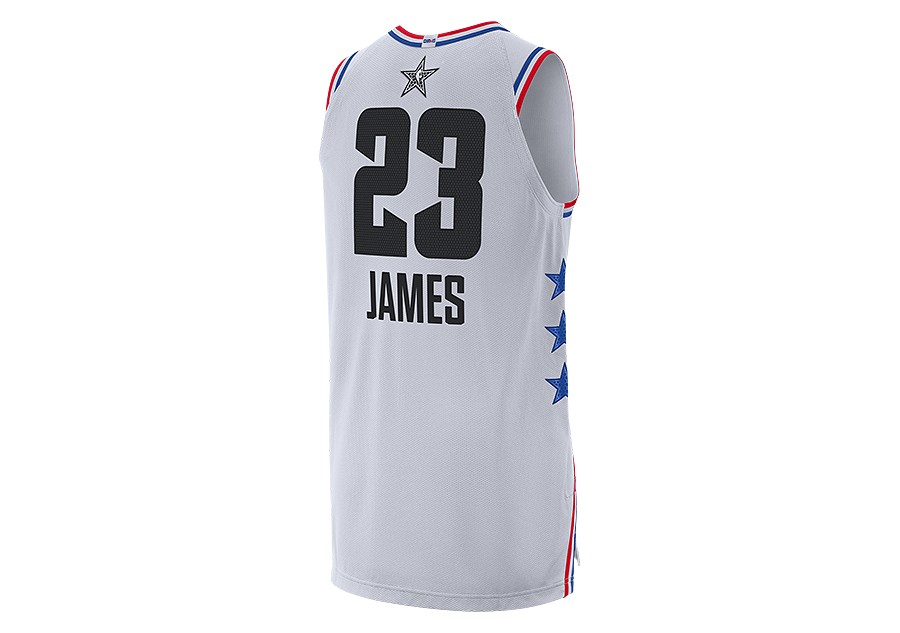 all white lebron james jersey