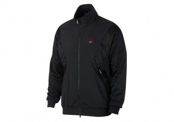 NIKE AIR JORDAN FLIGHT WARM-UP JACKET BLACK