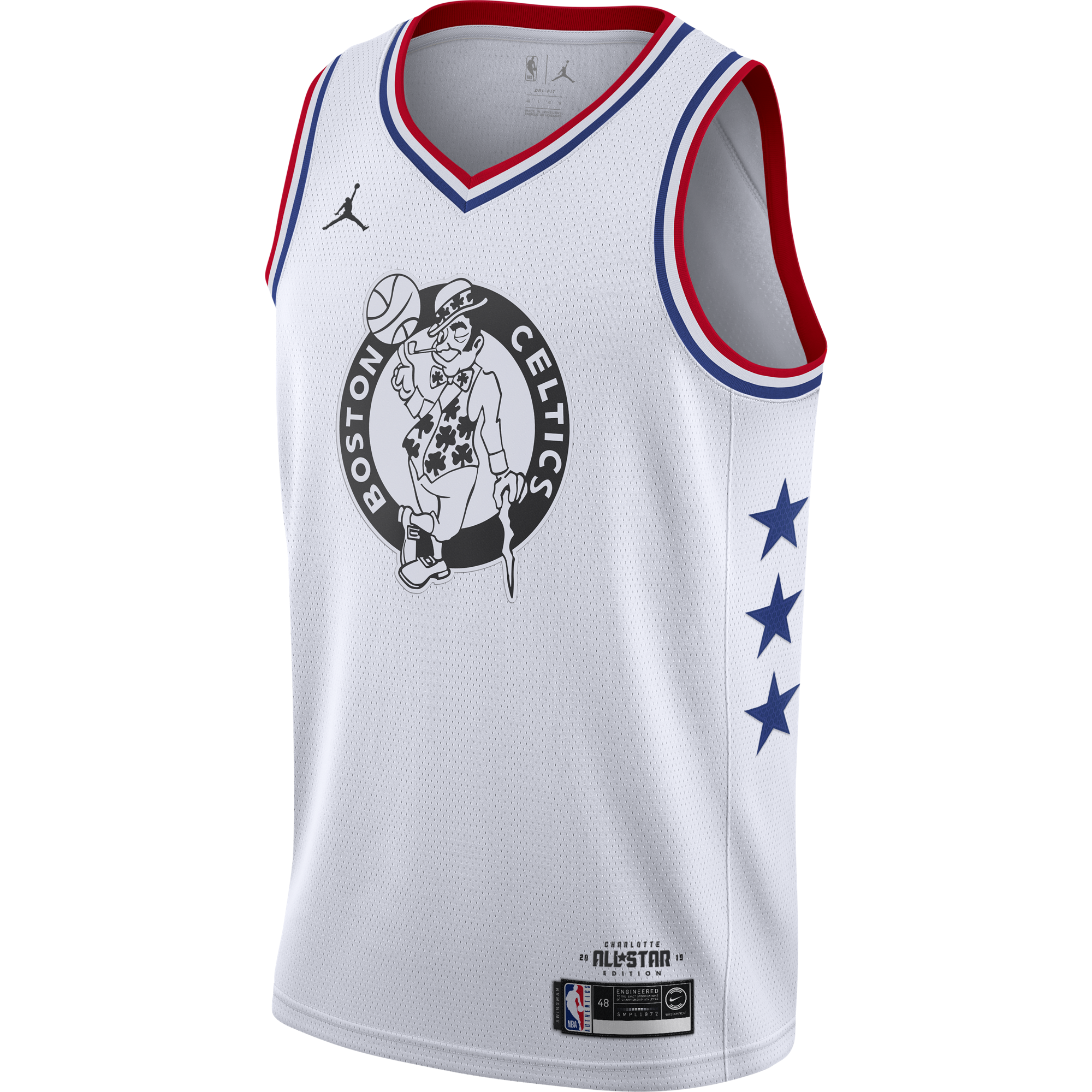 NIKE AIR JORDAN NBA ALL STAR WEEKEND 2019 LEBRON KYRIE IRVING JERSEY WHITE