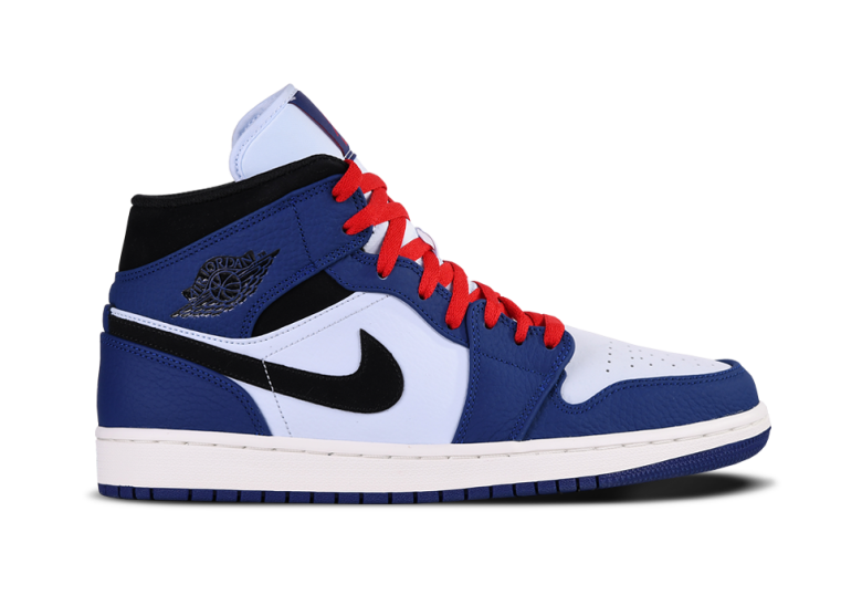 NIKE AIR JORDAN 1 RETRO MID SE DEEP ROYAL BLUE de.KicksManiac