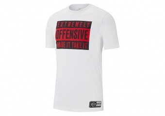 NIKE 'EXTREMELY OFFENSIVE' VERBIAGE TEE WHITE