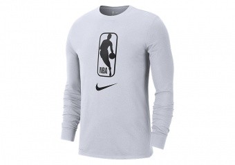 NIKE NBA TEAM 31 DRY LONG-SLEEVE TEE WHITE