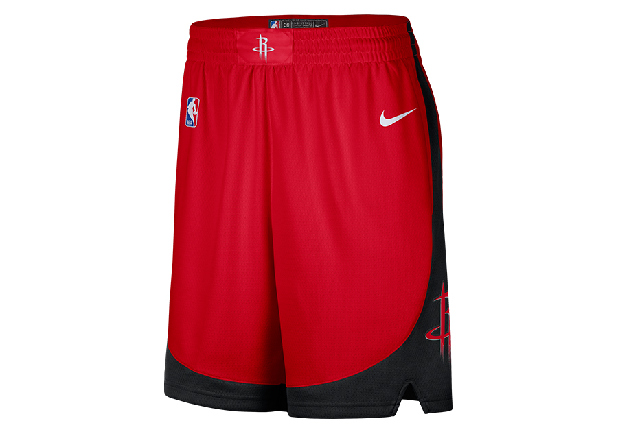 NIKE NBA HOUSTON ROCKETS SWINGMAN ROAD SHORTS UNIVERSITY RED f r
