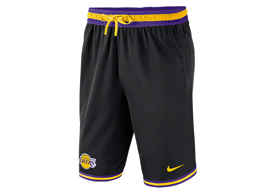 lakers therma flex shorts