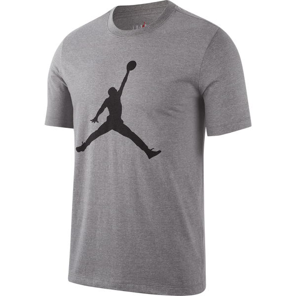 NIKE AIR JORDAN JUMPMAN TEE CARBON HEATHER