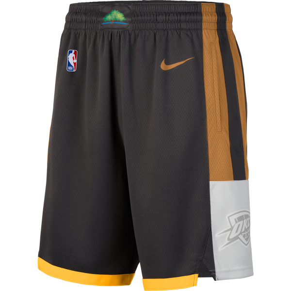 NIKE NBA OKLAHOMA CITY THUNDER SWINGMAN SHORTS ANTHRACITE