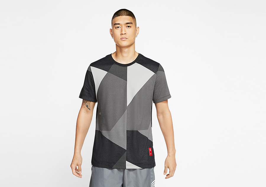 NIKE KYRIE IRVING DRI FIT TEE LIGHT SMOKE GREY f r 35 00