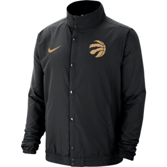 NIKE NBA TORONTO RAPTORS CITY EDITION LIGHTWEIGHT JACKET BLACK