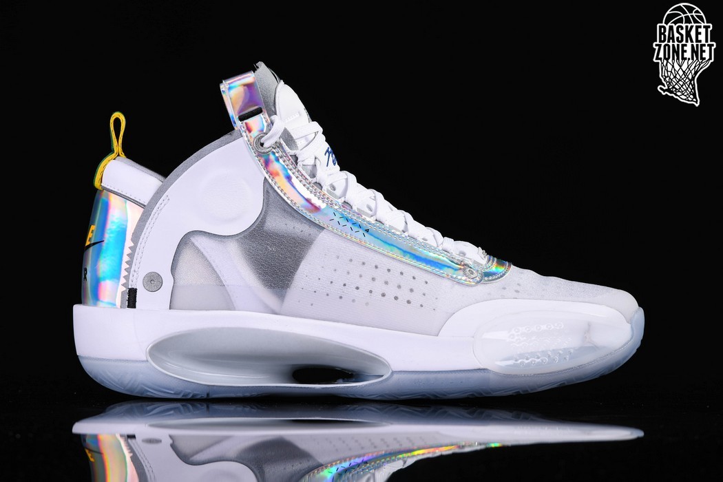 jordan aj 34 white iridescent