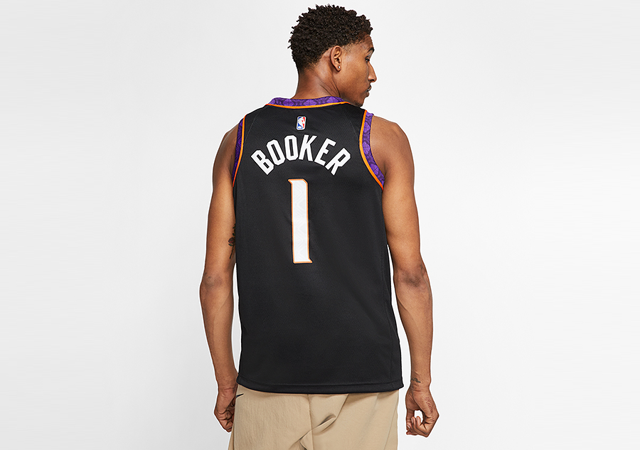 Nike Nba Phoenix Suns Devin Booker City Edition Swingman Jersey Black Fur 87 50 Basketzone Net