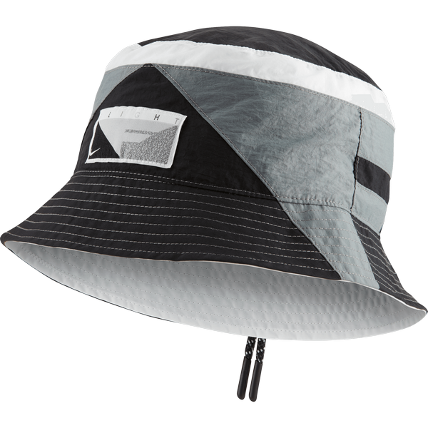 NIKE FLIGHT BASKETBALL BUCKET HAT SMOKE GREY