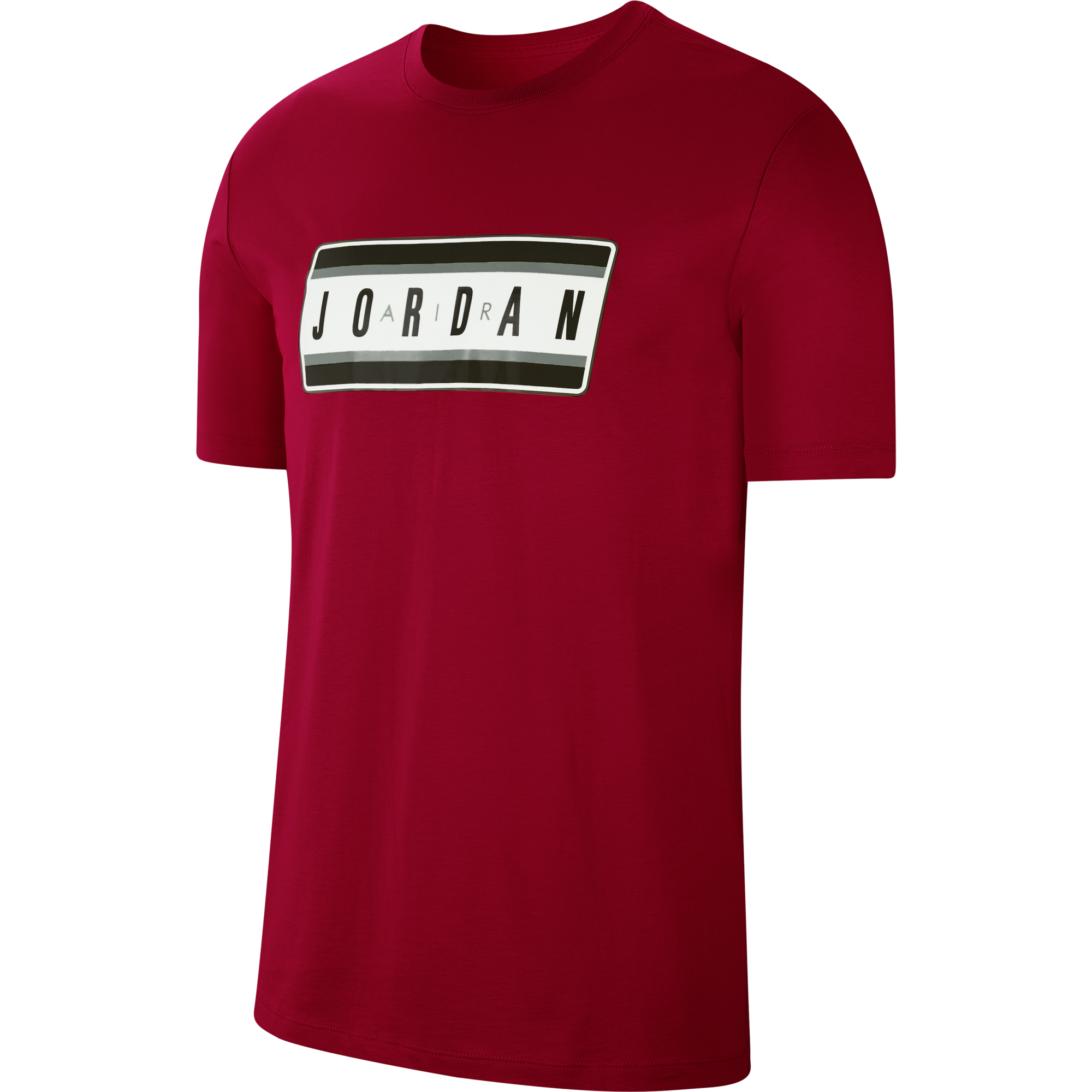 NIKE AIR JORDAN STICKER TEE GYM RED