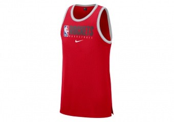 NIKE NBA HOUSTON ROCKETS DRI-FIT TANK UNIVERSITY RED