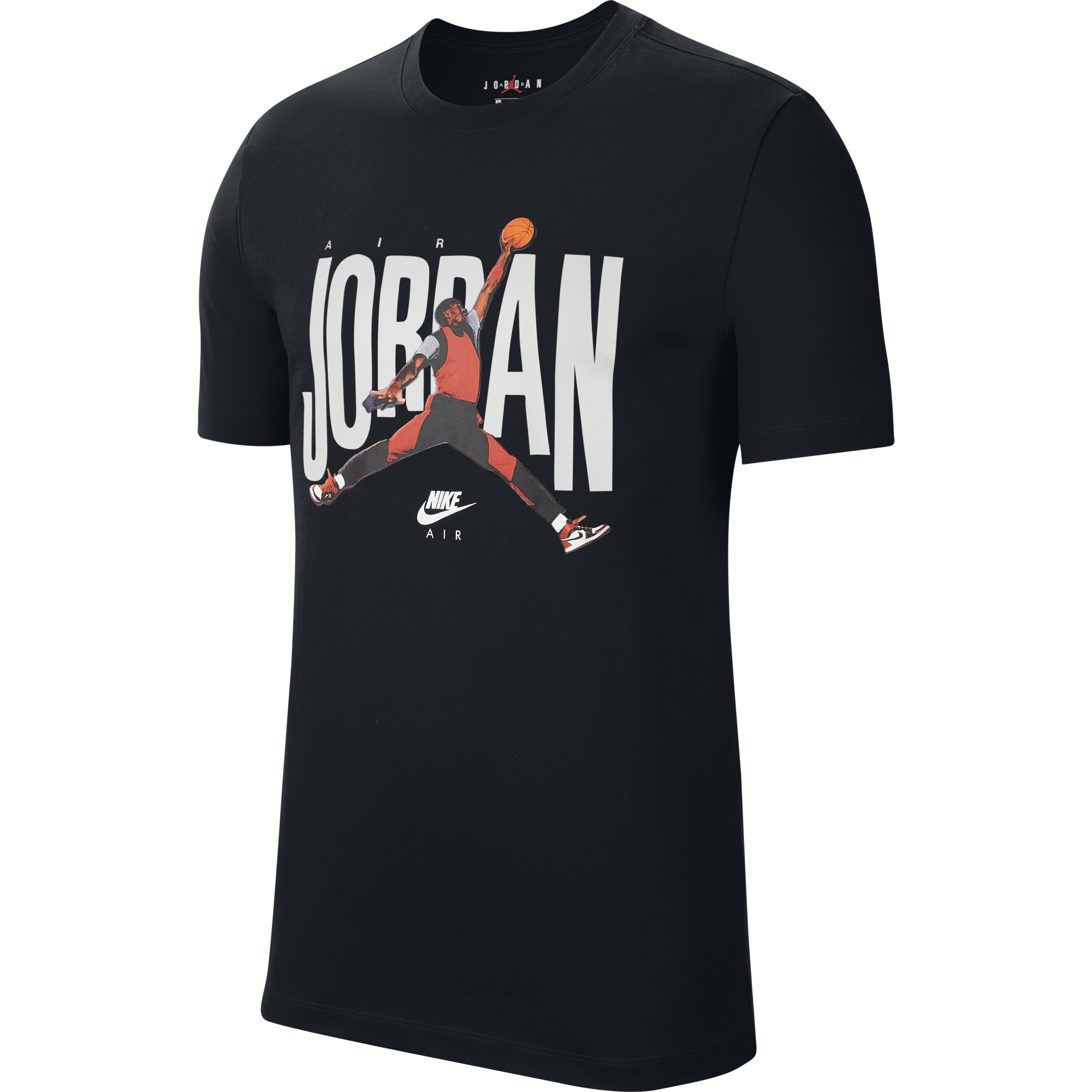 NIKE AIR JORDAN CREW TEE BLACK