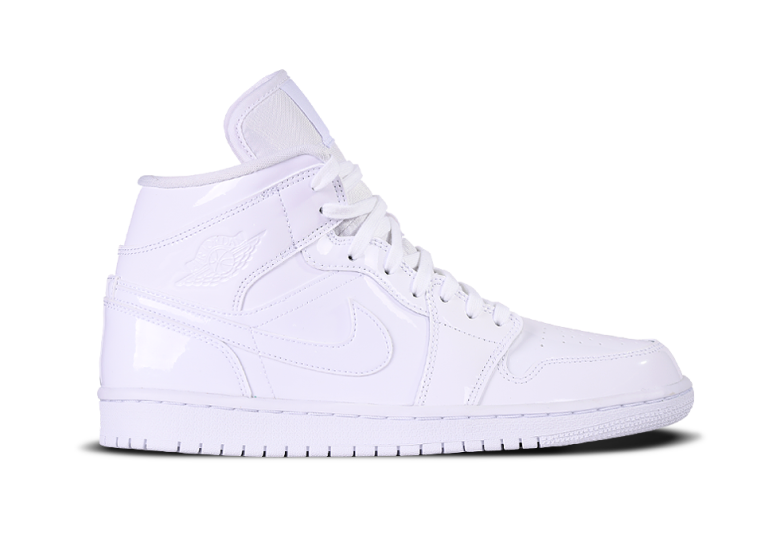 NIKE AIR JORDAN 1 RETRO MID WMNS TRIPLE WHITE