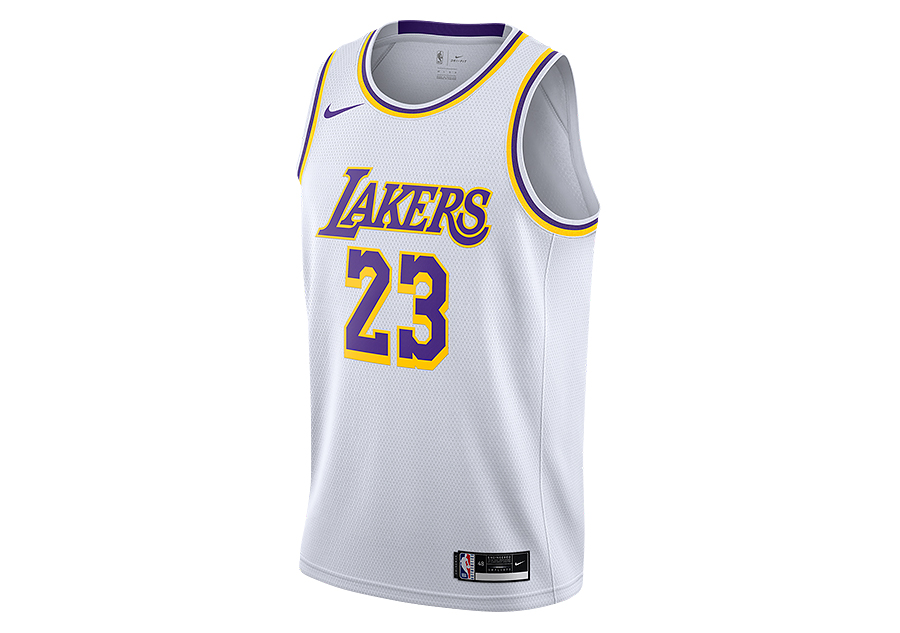 NWT Size Small NBA Store Men's Los Angeles Lakers #23 Lebron James  Jersey Tank