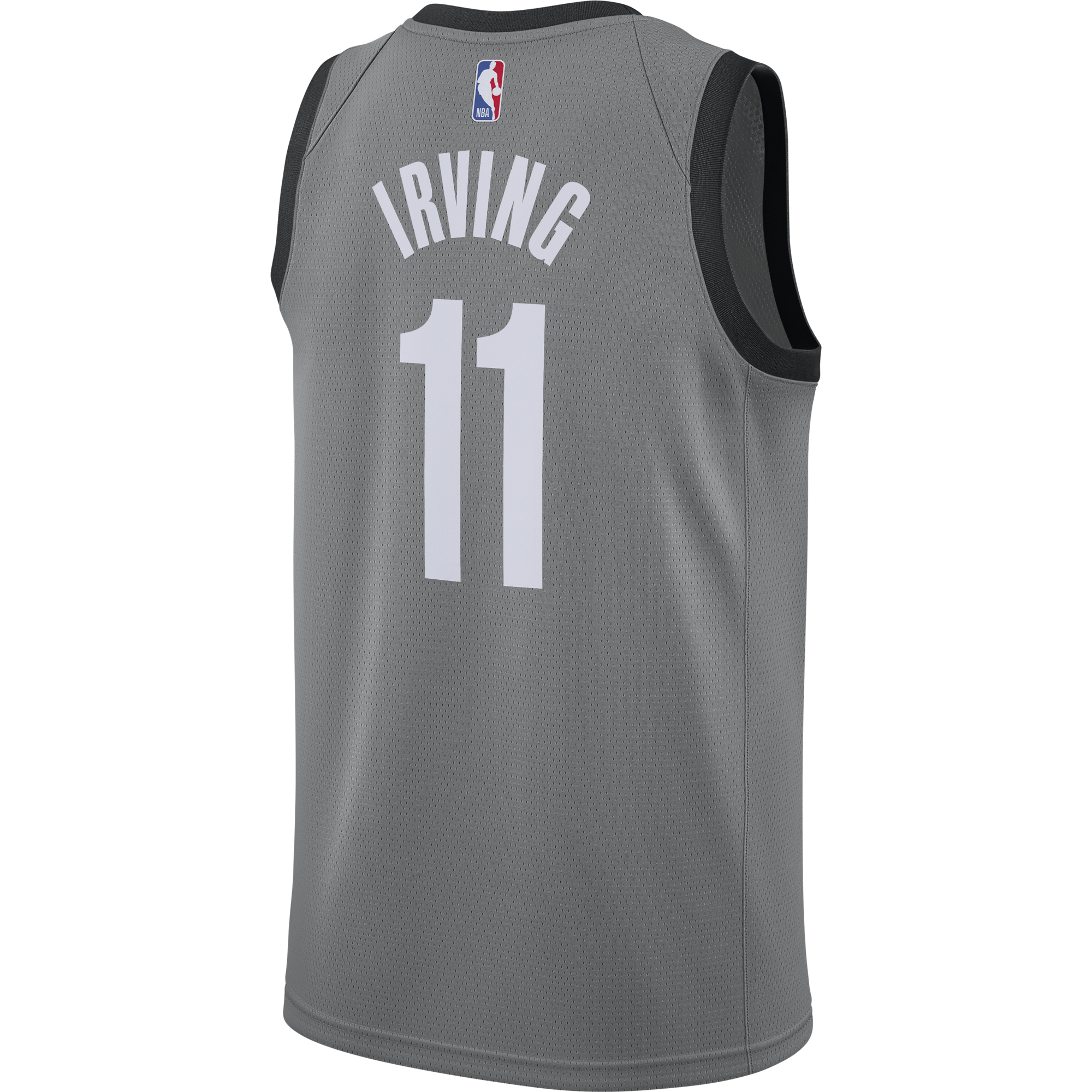 NIKE NBA BROOKLYN NETS KYRIE IRVING STATEMENT EDITION SWINGMAN JERSEY DARK  STEEL GREY for £75.00