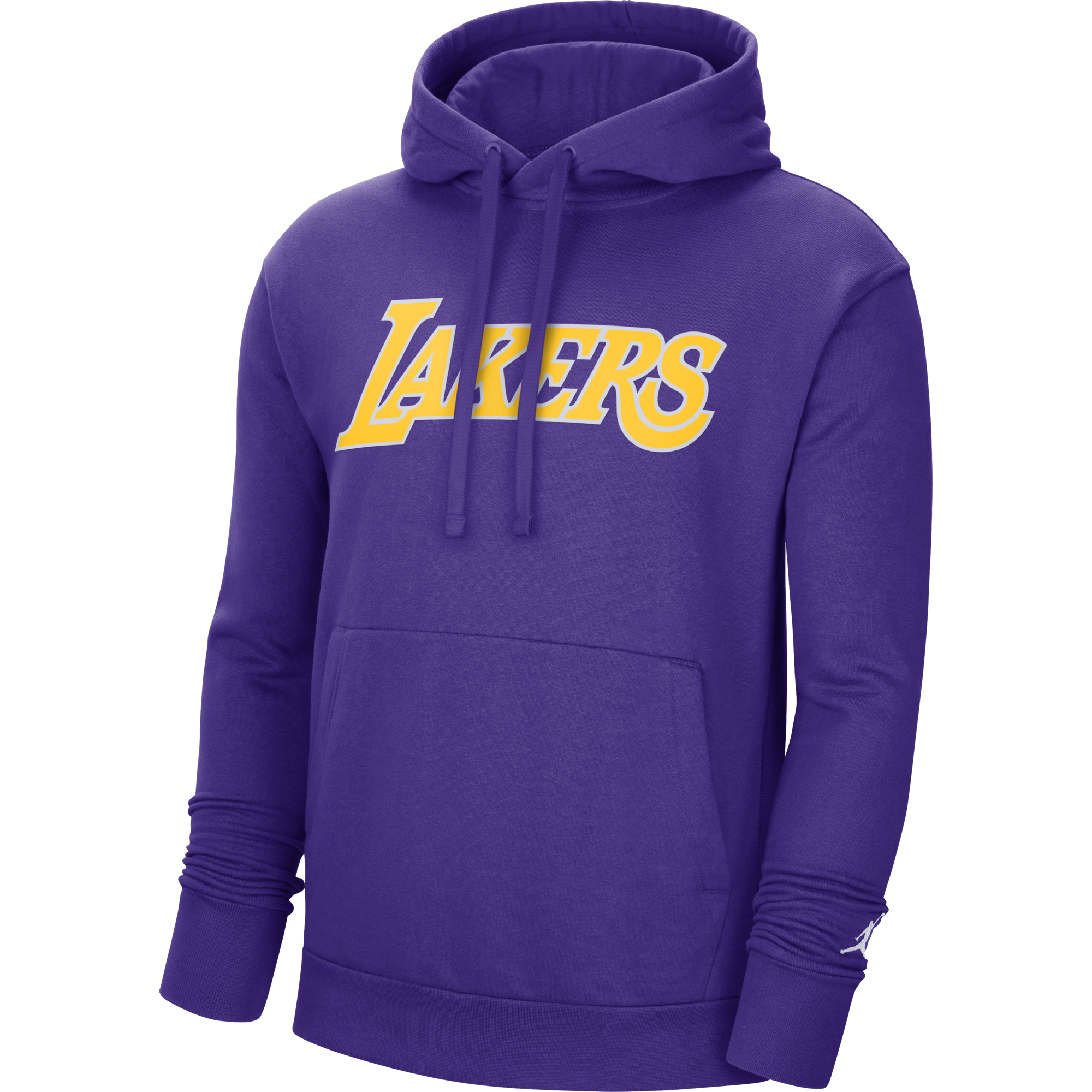 NIKE NBA LOS ANGELES LAKERS STATEMENT EDITION FLEECE PULLOVER HOODIE FIELD PURPLE