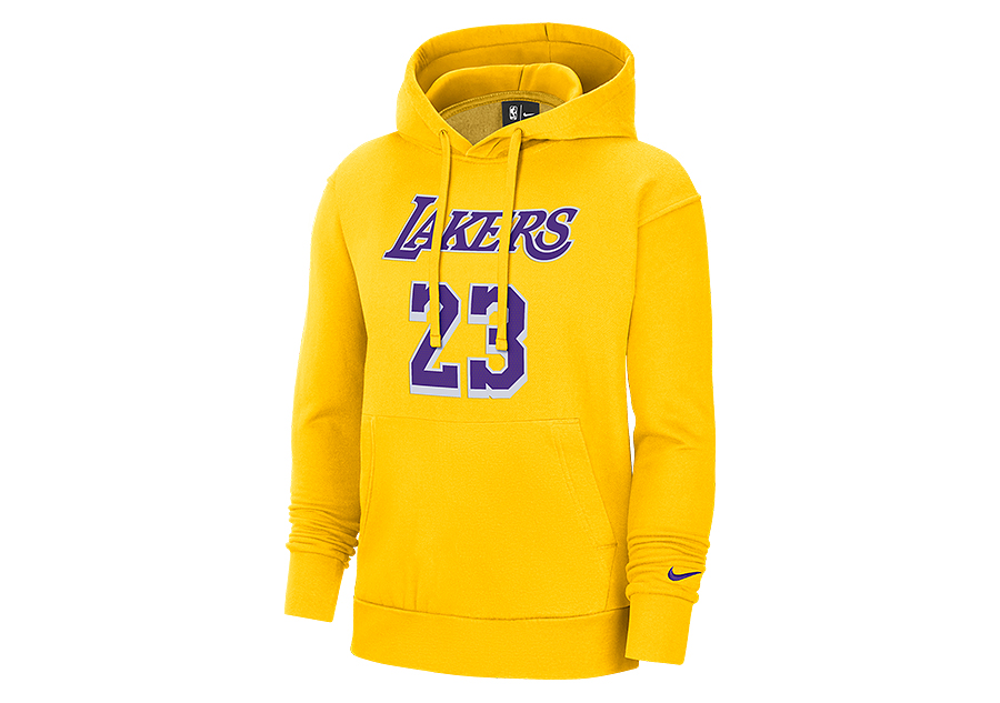 NIKE NBA X LEBRON JAMES 23 LOS ANGELES LA LAKERS Hooded Sweatshirt