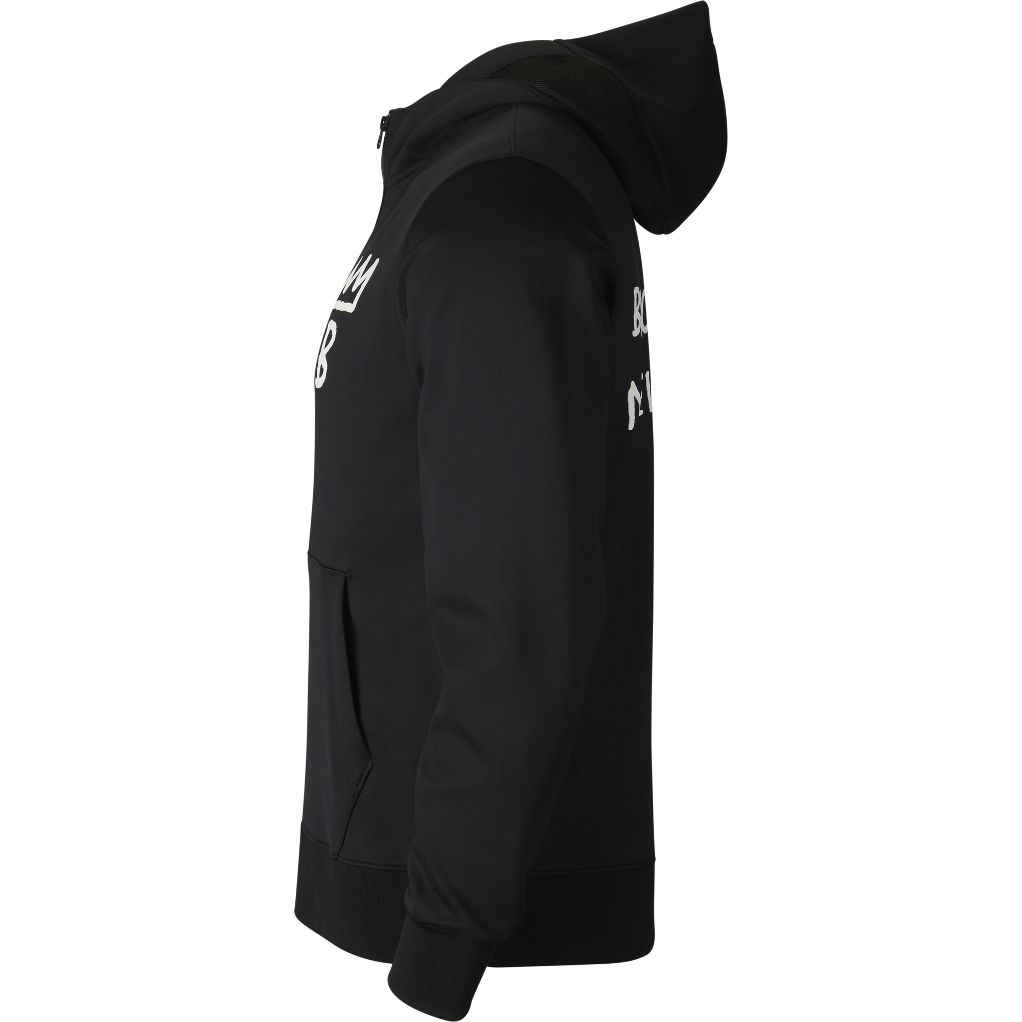 NIKE NBA BROOKLYN NETS SHOWTIME CITY EDITION THERMA FLEX HOODIE BLACK for  £100.00