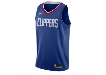 NIKE NBA LOS ANGELES CLIPPERS ICON EDITION SWINGMAN JERSEY RUSH BLUE