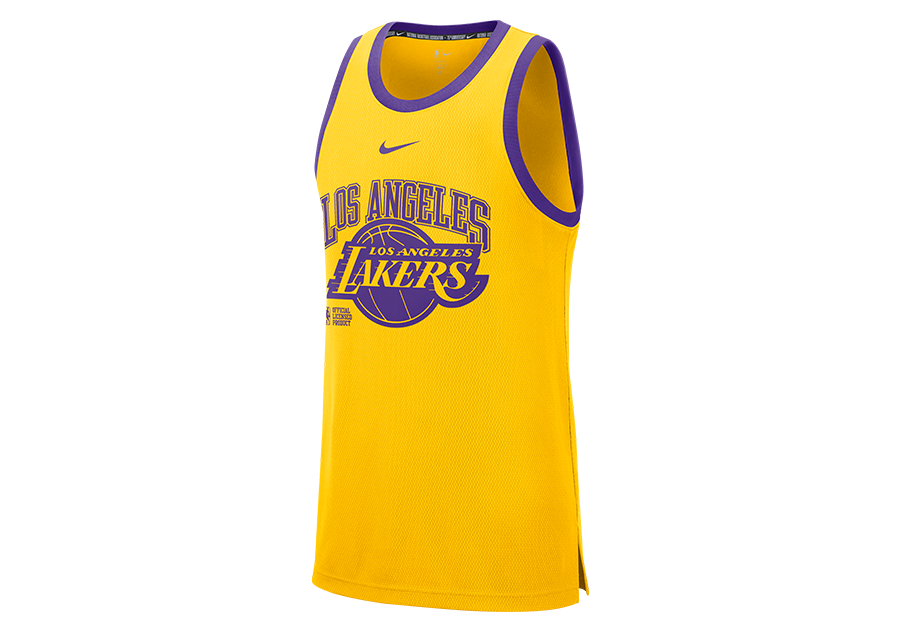 NIKE LOS ANGELES LAKERS TANK DNA COURTSIDE 75 AMARILLO