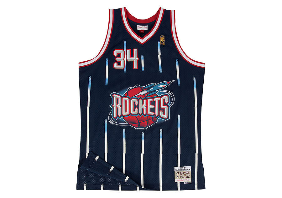Retro Hakeem Olajuwon #34 Houston Rockets Basketball Jersey Rot 
