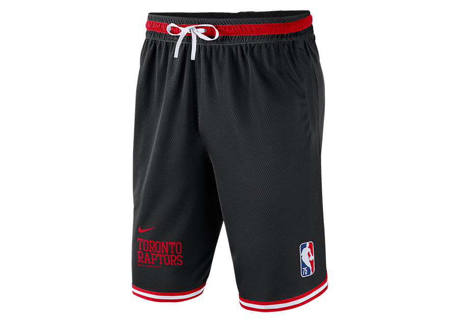 NIKE NBA TORONTO RAPTORS SHORTS DNA COURTSIDE 75 BLACK