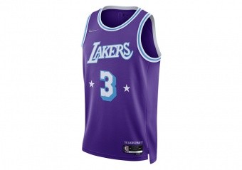 NIKE NBA LOS ANGELES LAKERS LEBRON JAMES SWINGMAN ROAD JERSEY AMARILLO for  £65.00