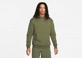 NIKE AIR JORDAN ESSENTIAL FLEECE HOODIE MEDIUM OLIVE