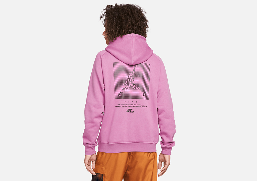 NIKE AIR JORDAN JUMPMAN FLEECE HOODIE LIGHT BORDEAUX fur 77 50 Basketzone
