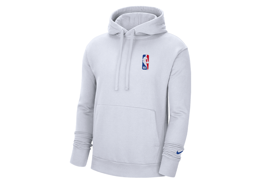 NIKE NBA TEAM 31 ESSENTIAL FLEECE PULLOVER HOODIE WHITE