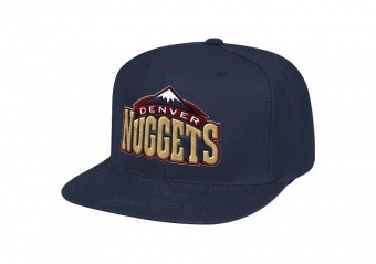 MITCHELL & NESS TEAM GROUND SNAPBACK HWC DENVER NUGGETS