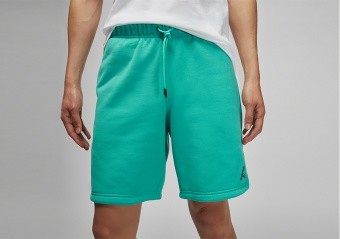 NIKE AIR JORDAN ESSENTIALS FLEECE SHORTS WASHED TEAL