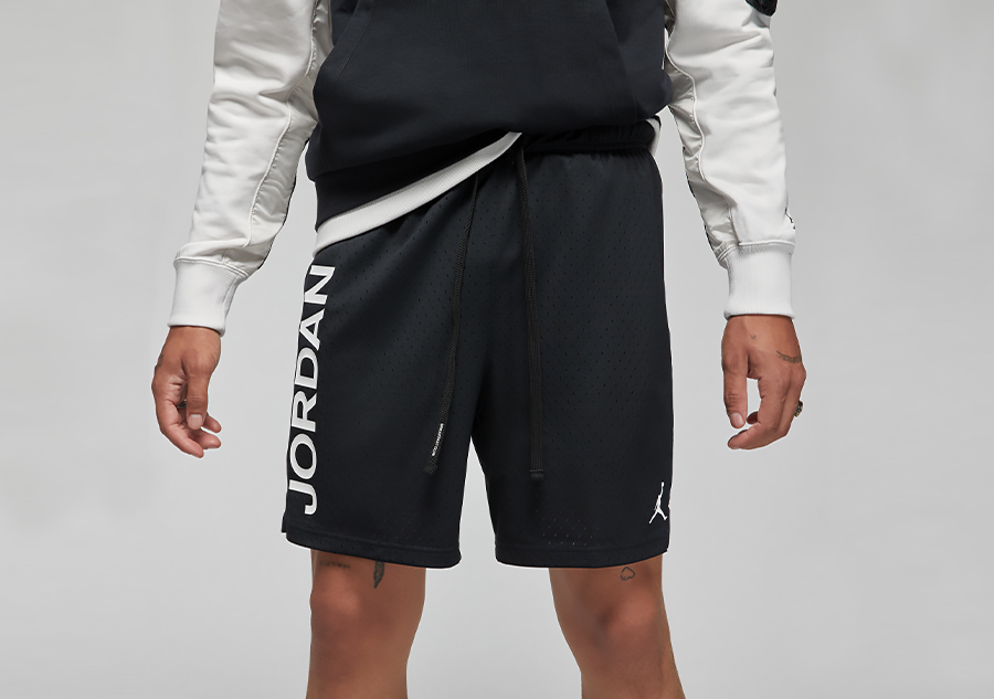 NIKE AIR JORDAN DRI FIT SPORT BC MESH GRAPHIC SHORTS BLACK fur 47 50 Basketzone