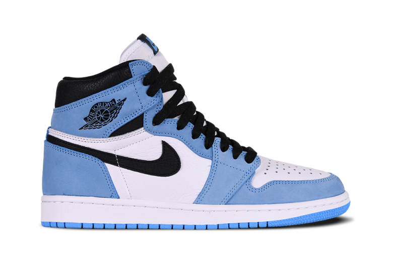 NIKE AIR JORDAN 1 RETRO HIGH OG WHITE UNIVERSITY BLUE